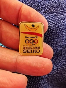 Pin's Seiko Barcelona 92 - Foto 1 di 3