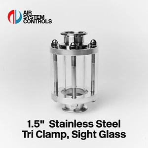 1.5" Stainless Steel, Tri Clamp, Sight Glass, Brewery, Hygienic, Diary, Food UK - Picture 1 of 6