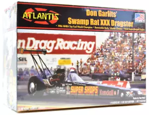 Atlantis Don Garlits Swamp Rat XXX Motor Trasero Dragster 1:25 Modelo Coche Kit H7152 - Imagen 1 de 5
