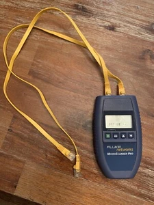 FLUKE Networks MicroScanner Pro 10/100 Cable Tester - Picture 1 of 8
