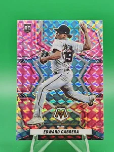 2022 Panini Mosaic #229 Edward Cabrera Rookie RC Pink Camo Mosaic - Picture 1 of 2