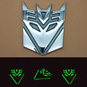 Calcomanía pegatina maletero emblema con logotipo de metal cromo Transformers Decepticon - Imagen 1 de 6