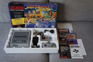 Street Fighter II Turbo: Hyper Fighting + Super Nintendo Console Bundle | Boxed - Picture 1 of 11