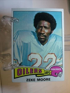 1975 Topps Football Card #271 Zeke Moore (89962) - Picture 1 of 2