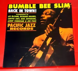 Bumble Bee Slim Back In Town Album Cover Art PICTURE / PRINT 12" x 11.5" Blues - Imagen 1 de 3