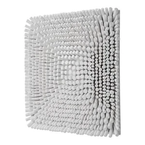 Uttermost Portside Contemporary Beech Wood and Fir Wall Panel in Matte White - Picture 1 of 8
