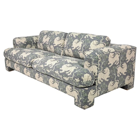 Post Modern Roche-Bobois Sofa Over-stuffed Cloud Couch 1970s 80s France Vintage Cover