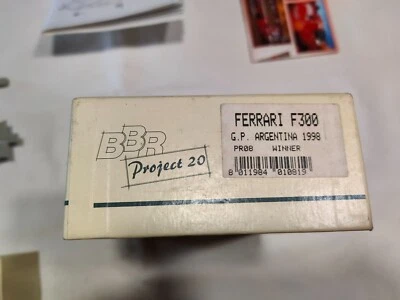 Kit 1/20 Ferrari F300  -BBR G.P. ARGENTINA 1998 - Immagine 1 di 4