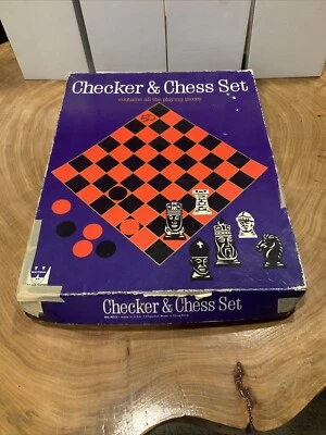 Vintage Antique Whitman Checker & Chess Set No 4812 - Image 1 of 4