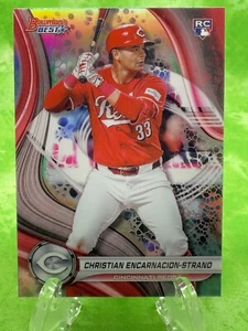 Christian Encarnacion Strand RC - Refractor - 2024 Bowman's Best #21 Base Reds - Picture 1 of 12