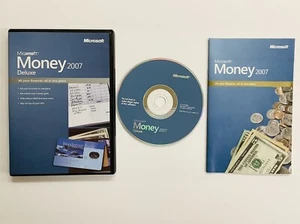 Microsoft Money 2007 Deluxe - Finance Software With Manual FREE SHIPPING (LN) - Picture 1 of 5