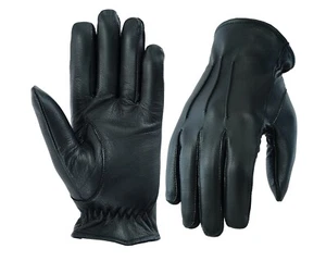 Guantes de cuero 100 % piel de cabra policía fuerzas militares uniforme chofer piel de cabra - Imagen 1 de 10