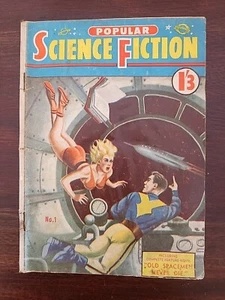 POPULAR SCIENCE FICTION ISSUE #1 RARE PULP ERA AUSSIE SCIENCE FICTION DIGEST - Picture 1 of 9