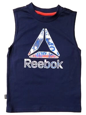 Camiseta sin mangas Reebok azul, roja y blanca Reebok para niños pequeña 6-7 Foto 1 de 2