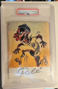Amazing 2 sided PELE Autograph PSA/DNA Authenticated #85196285 - Picture 1 of 6