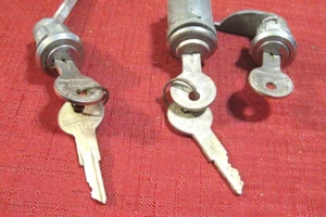 NOS 1963-1975 AMC lock lot, shiny , new, no ID - Picture 1 of 4