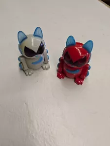 McDonalds Happy Meal Toy Sega Robo-Chi Mewo-chi (White/Blue and Red/Blue) - Picture 1 of 4