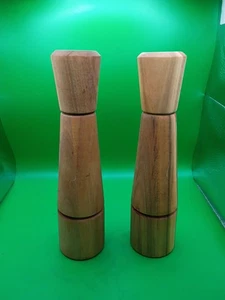 Ikea Intressant Salt & Pepper Grind Acacia Wood Ceramic Grinding - Picture 1 of 4