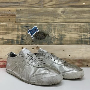 Asics Onitsuka Tiger Mexico 66 Deluxe Herren Gr. 13 Metallic Silber SEHR SELTENE FARBE - Bild 1 von 12