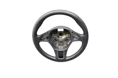 11-17 Volkswagen Touareg Driver Steering Wheel Assembly Leather Black Oem - Image 1 of 4