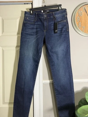 Kut From The Kloth Jeans Womens 6 Blue Diana Skinny Dark Wash Mid Rise Denim - Image 1 of 4