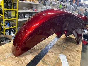 Front Fender Twisted Cherry Red 2009 Harley road Street Glide OEM Touring FLH - Picture 1 of 10