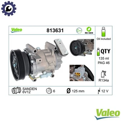 COMPRESSOR AIR CONDITIONING 813631 FOR RENAULT CLIO/III/EURO/CAMPUS/Hatchback - Image 1 of 4
