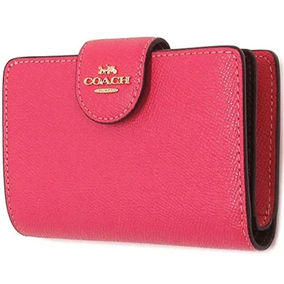 Cartera Coach Outlet Cuero Esquina Mediana Cremallera Doble Cartera 6390 IMWM3 [Paralelo Foto 1 de 3