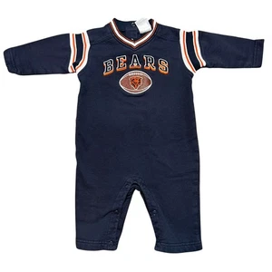 Chicago Bears NFL bestickter Football Overall Baby Größe 6/9 Monate - Bild 1 von 6