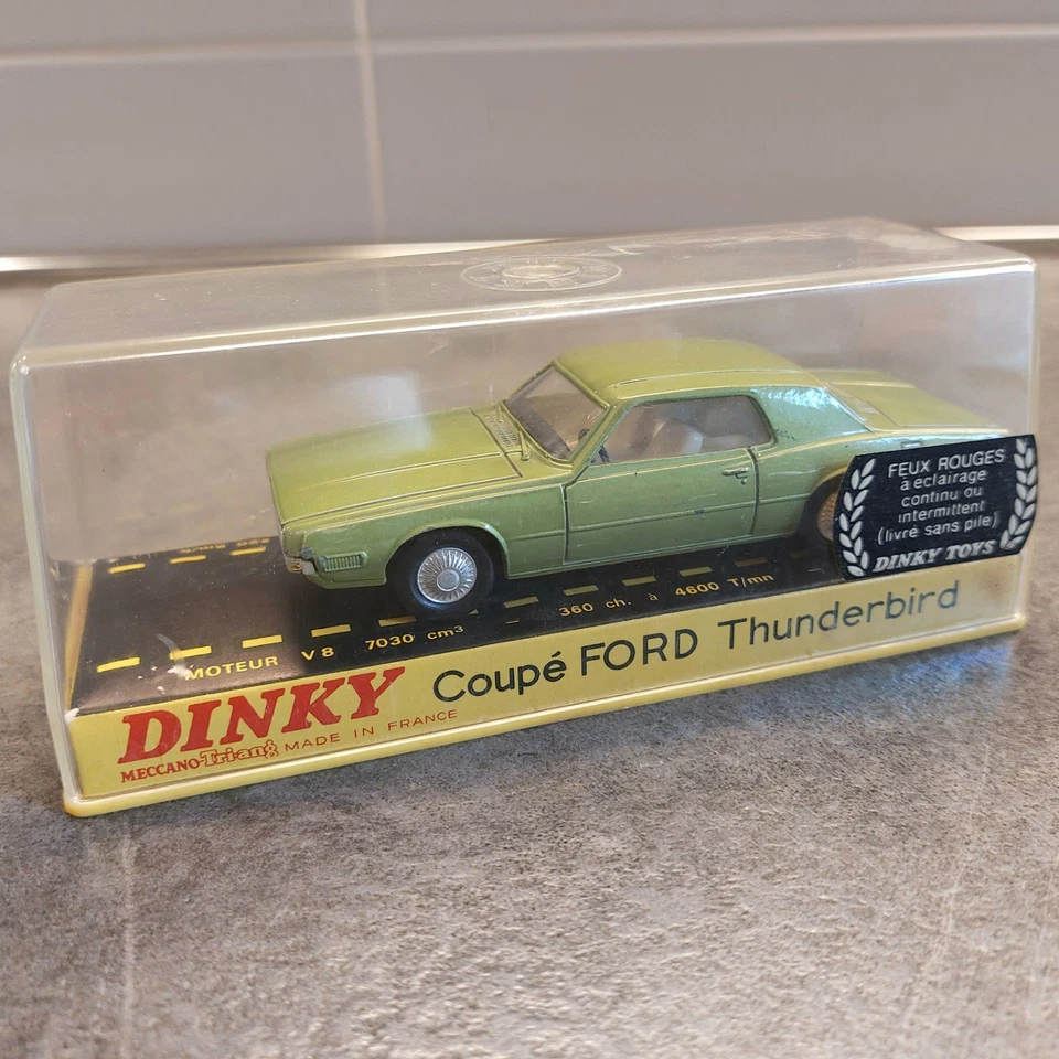 Coupé FORD Thunderbird  Nr. 1419 1/43 dinky toys Meccano Anni 70 Made in France  - Immagine 1 di 4