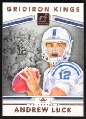 Donruss Gridiron Kings Andrew Luck #39 Indianapolis Colts 2017 Foto 1 de 2