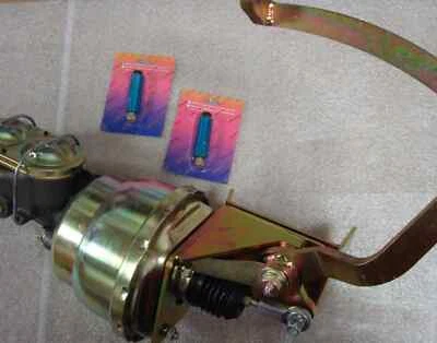 Ford 1932 8" Doble Brake Booster Master Under Floor Pedal Kit + Válvulas de disco Foto 1 de 4