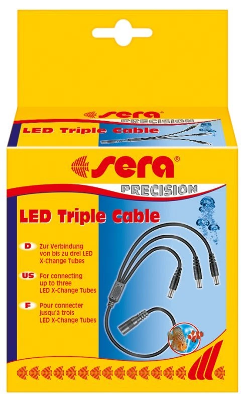 Sera LED Triple Cable Verteiler bis 3 Tubes eine Stromquelle Aquarium Kabel
