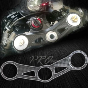 Handle Yoke Cover Triple Tree Protector 04-05 Ninja ZX-10R ZX-10R Carbon Look - Picture 1 of 4