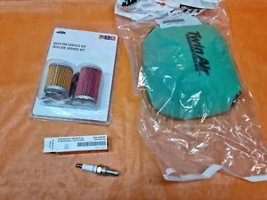 Service Set - Oil Filters+Air Filter+Spark Plug KTM ATV 450-525 XC 08-12 - Picture 1 of 7