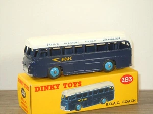 BOAC Coach Bus - Dinky Toys 283 England in Box *56971 - Imagen 1 de 8