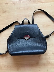 Bogner Tasche Rucksack Leder schwarz neuwertig - Bild 1 von 13