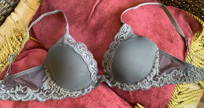 NATORI 730023 PENAS CINZA ESCURO UW 32DD COPO DE CONTORNO! SENSUAL! - Imagem 1 de 4