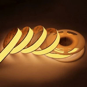 High Density COB LED Strip Light 30mm 1600Leds/m DC 24V Flexible DIY Lighting - Picture 1 of 14