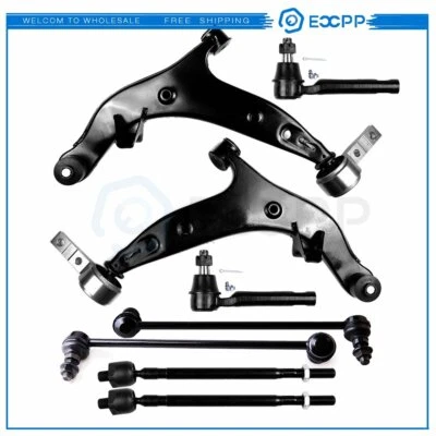 Kit de suspensión de barras estabilizadoras de brazos de control inferiores delanteros de 8 piezas para Nissan Quest Foto 1 de 4