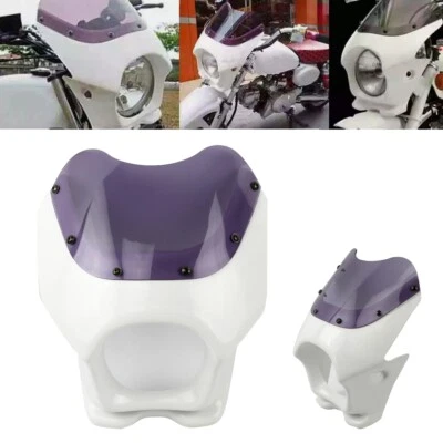 Cubierta de carenado de faros delanteros para Honda Dream Monkey Kawasaki Suzuki Yamaha RZ TW Foto 1 de 4