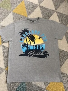 Kangaroo Grey Mens Cotton Print Short Sleeve T-Shirt Size Large - Picture 1 of 5