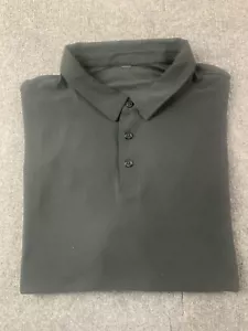 Vuori V188 Mens Short Sleeve Polo Shirt Size XL Black - Foto 1 di 9
