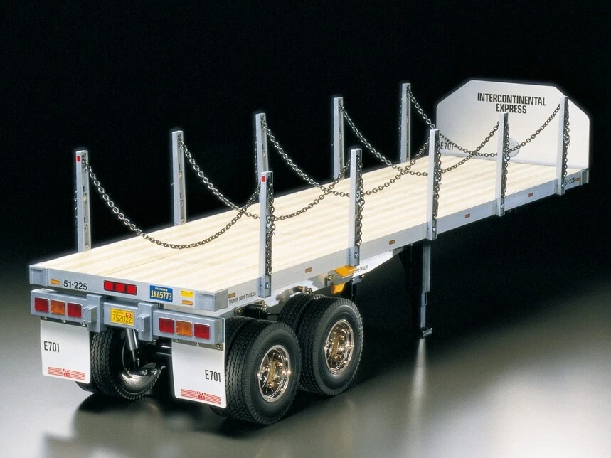 TAMIYA 56306 RC Flatbed Semi-Trailer - Immagine 1 di 4