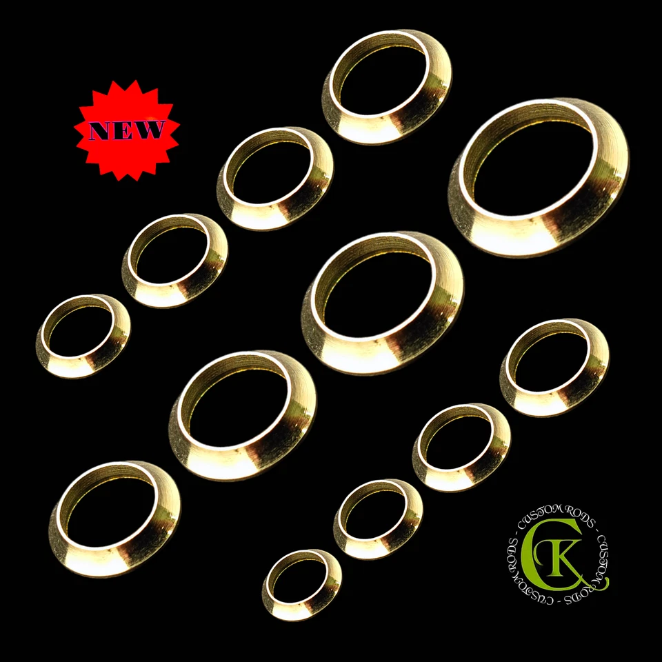 Winding Check Gold Zierring Kork Blank Duplon Rutengriff Rutenbau Reparatur - Bild 1 von 1