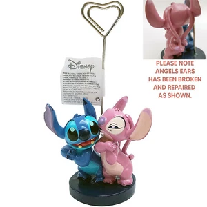 Disney Primark Lilo & Stitch Engel Foto Halter Ornament Bild Clip REPARIERT - Bild 1 von 14