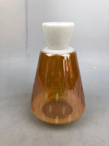 ANTIGUA pantalla de cristal bicolor años 50 - Imagen 1 de 8