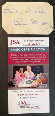 Bill Dickey Signed Cut Paper JSA Cert w/COA HOF New York Yankees #8 MLB (d.'93)! - Image 1 of 4