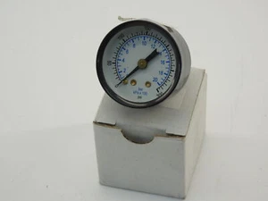 Manometer, 0-300PSI, 1-1/2"" Fläche 3/8""NPT Rückanschluss - NEU Überschuss! - Bild 1 von 4