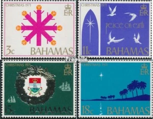 Bahamas 336A-339A (completa edición) nuevo con goma original 1971 Navidad - Imagen 1 de 1